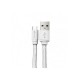 CABLE USB TIPO C VORAGO CAB-123 CARGA RAPIDA 1M BLANCO