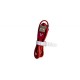 CABLE USB TIPO C VORAGO CAB-123 CARGA RAPIDA 1M ROJO