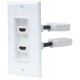 CAJA PARA PARED MANHATTAN 2 PUERTOS HDMI BLANCO 771726