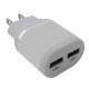 CARGADOR USB BROBOTIX BLANCO 161264B