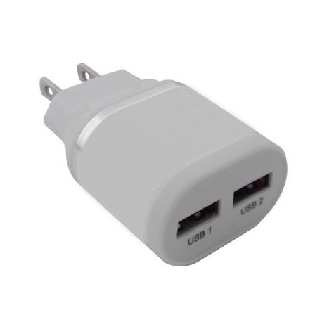 CARGADOR USB BROBOTIX BLANCO 161264B