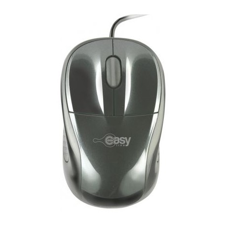 MOUSE EASY LINE EL-993339 OPTICO NEGRO/GRIS ALAMBRICO