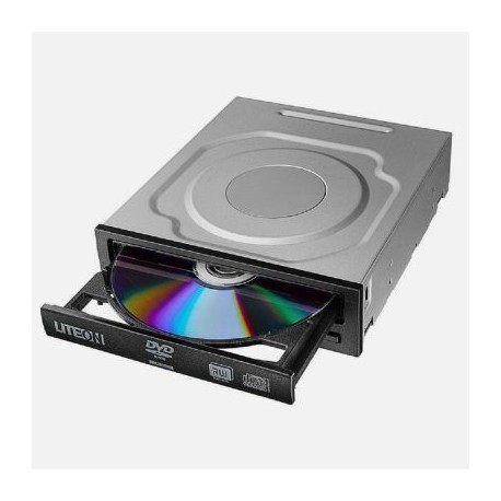 QUEMADOR DE DVD LITE-ON IHAS124 COLOR NEGRO SATA 48X 24X