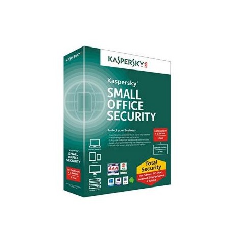 ANTIVIRUS KASPERSKY SMALL OFFICE SECURITY BUSINESS 10+1FS 1YR TMKS-176
