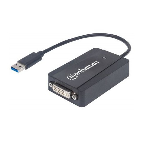 CABLE ADAPTADOR MANHATTAN USB 3.0 A DVI-I 1080P 152310