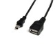 CABLE STARTECH USB A MACHO A MINI-USB B HEMBRA 30CM USBMUSBFM1