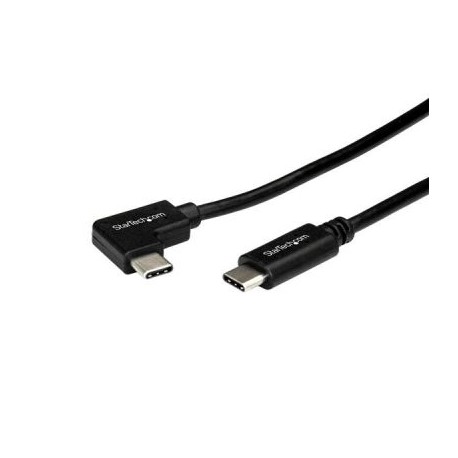 CABLE STARTECH EN ANGULO USB C MACHO A USB C MACHO 1M USB2CC1MR