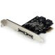 TARJETA PCIE  2 PUERTOS ESATA 2 SATA III 6GBPS  STARTECH PEXESAT322I