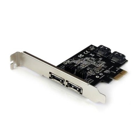 TARJETA PCIE  2 PUERTOS ESATA 2 SATA III 6GBPS  STARTECH PEXESAT322I