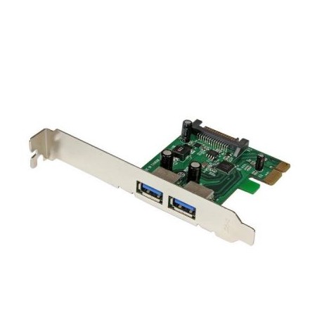 TARJETA PCIE  2PTOS USB 3.0 UASP ALIMENTAC SATA  STARTECH PEXUSB3S24