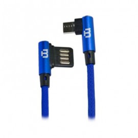 CABLE MICRO USB BLACKPCS AZUL 1M LATERAL CABMPL-2