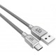 CABLE BLACKPCS COLOR PLATA MICRO USB 1M CASMTE-3
