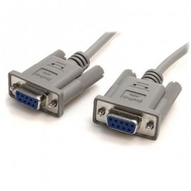 CABLE MODEM NULO 3M RS232 SERIAL CRUZADO 2X HEMBRA DB9 STARTECH