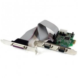 TARJETA  PCIE 2 PUERTOS SERIAL 1 PARALELO RS232  STARTECH PEX2S5531P