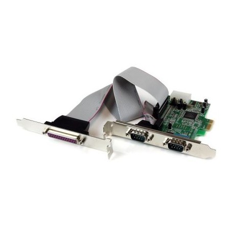 TARJETA  PCIE 2 PUERTOS SERIAL 1 PARALELO RS232  STARTECH PEX2S5531P