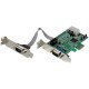 TARJETA  PCIE PCIE PERFIL BAJO 2 PTOS SERIALES  STARTECH PEX2S553LP