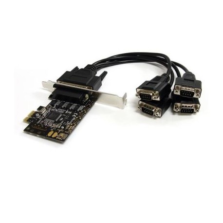 TARJETA  PCIE    4 PUERTOS SERIAL MULTICONECTOR  STARTECH PEX4S553B