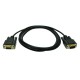 CABLE TRIPP LITE DE MODEM NULO SERIAL RS232 P454-006 1.83M DB9 NEGRO