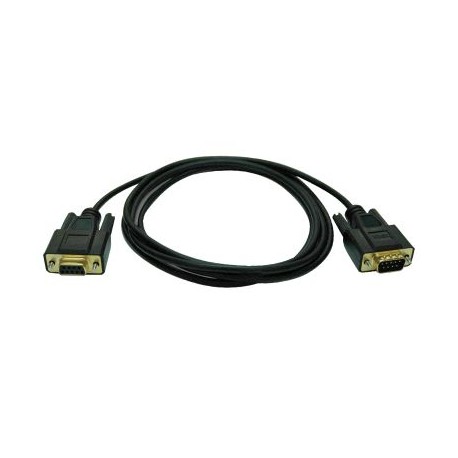CABLE TRIPP LITE DE MODEM NULO SERIAL RS232 P454-006 1.83M DB9 NEGRO