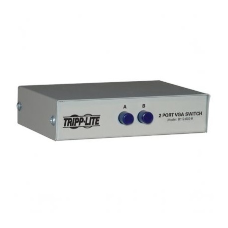 SWITCH TRIPP LITE B112-002-R GA/SVGA 2 PUERTOS 1600X1280 PIXELES