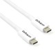 CABLE STARTECH THUNDERBOLT 3 MACHO 2M BLANCO TBLT3MM2MW