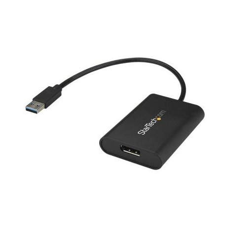 ADAPTADOR DE VIDEO STARTECH USB 3.0 A DISPLAYPORT NEGRO USB32DPES