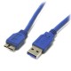 Cable 30cm USB3.0  USB A Macho Micro USB B Macho  STARTECH USB3SAUB1