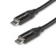 CABLE STARTECH USB-C MACHO 50CM NEGRO USB2C5C50CM
