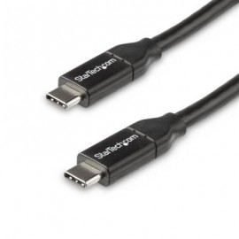CABLE STARTECH USB-C MACHO 50CM NEGRO USB2C5C50CM