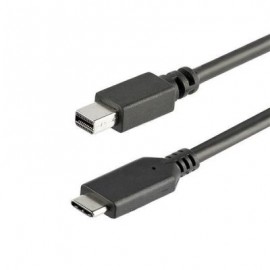 ADAPTADOR STARTECH USB C A MINI DISPLAYPORT 1M NEGRO CDP2MDPMM1MB