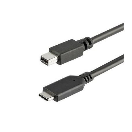 ADAPTADOR STARTECH USB C A MINI DISPLAYPORT 1M NEGRO CDP2MDPMM1MB