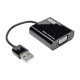ADAPTADOR USB 2.0 A TARJETA GRAFICA EXTERNA VIDEO VGA