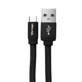 CABLE VORAGO CAB-214 USB A TIPO C 2 METROS NEGRO