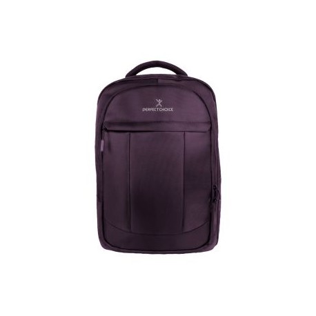 MOCHILA LAPTOP MORADA PC-083764 PERFECT CHOICE PC-083764 17" POLIESTER