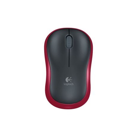 MOUSE LOGITECH M185 ROJO INALAMBRICO USB (910-003635)