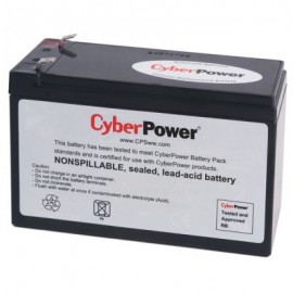 BATERIA DE REEMPLAZO CYBERPOWER RB1280 12 V COLOR NEGRO