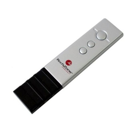 PRESENTADOR LASER TECHZONE INALAMBRICO,USB,NEGRO-PLATA TZPL02