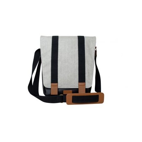 MOCHILA MESSENGER PERFECT CHOICE LAP 14''/TAB 10'' CANVAS APPAREL
