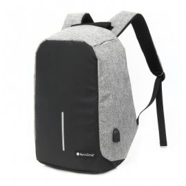 MOCHILA ANTIRROBO PARA LAPTOP 15.6" GRIS/NEGRO TECHZONE TZ18LBP02