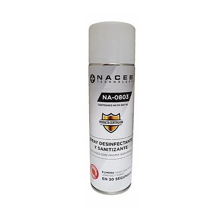 SPRAY DESINFECTANTE NACEB NA-0803 SANITIZANTE 660ML