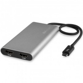 ADAPTADOR DE VIDEO STARTECH TB32HD24K60 THUNDERBOLT 3-DOBLE HDMI 4K