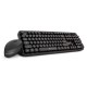 KIT TECLADO Y MOUSE INALAMBRICO TECHZONE TZ19COMB01-INA NEGRO