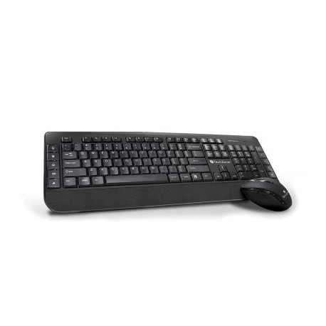 KIT TECLADO Y MOUSE INALAMBRICO TECHZONE TZ19COMB02-INA NEGRO