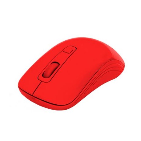 MOUSE VORAGO MO-207 ROJO INALAMBRICO 1000/1600 DPI USB