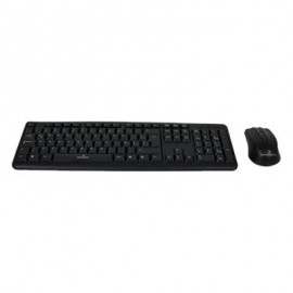 KIT TECLADO Y MOUSE USB PC-201076 ESTANDAR NEGRO 1000 DPI