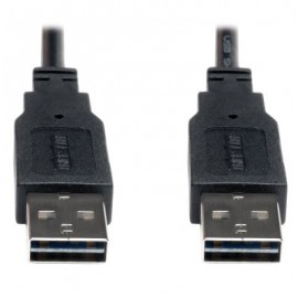 CABLE USB 2.0 ALTA VELOCIDAD UNIV REVERSIBLE M/M 0.91 M Ã¬3 PIES+