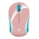 MOUSE MINI LOGITECH INALAMBRICO M187 ROSA 910-005364