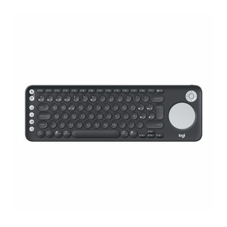 TECLADO SMART TV INALAMBRICO LOGITECH K600 BLUETOOTH, NEGRO 920-008824