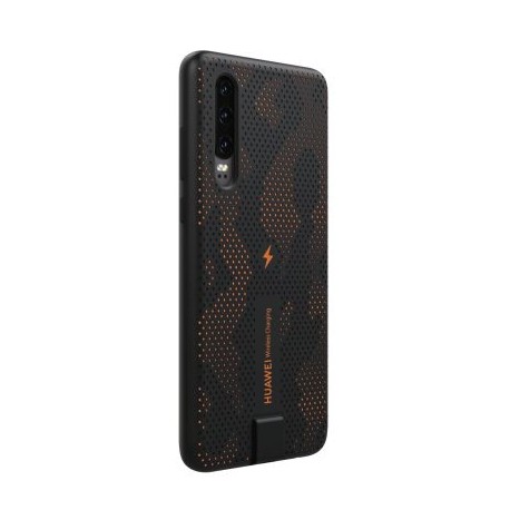 PROTECTOR HUAWEI P30 WIRELESS CHARGING CASE NARANJA 55030843