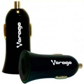 CARGADOR PARA AUTO VORAGO AU-101 CON 1 PUERTO USB NEGRO